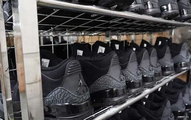 Retro GOD SHIP Jordan  RETAIL 3 Cat MATERIALS Air PK TO READY Black 0515